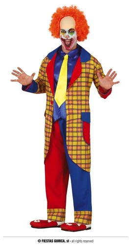 Costume pagliaccio clown con