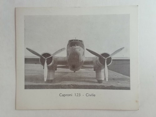 Cartolina caproni 123 civile - caproni,
