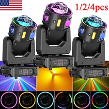Fascio luce palco testa mobile LED 180W RGBW 4 LED rotazione 360° DMX DJ 1-4PZS