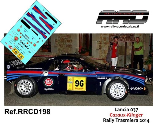 Decal calca lancia 037 - decal/calca,
