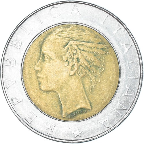 1330139 moneta italia 500 - moneta,, italia,