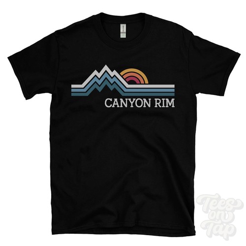 Canyon rim shirt retro - rim, t-shirt