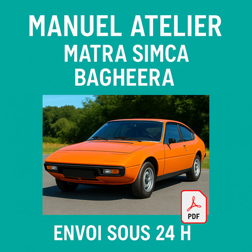 Manuel atelier matra - matra, simca