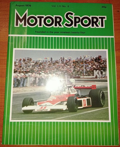 Motor sport august 1976 - -,