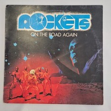LP Rockets - On The Road Again DBR 20014 DERBY France 1978 Musica Rock Vinile