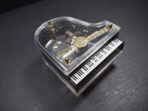 Grand piano music box vintage - box,