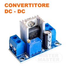 CONVERTITORE REGOLATORE DI TENSIONE DC - DC MODULO STEP DOWN CONVERTER LM317