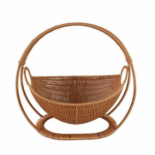 Cesto finto rattan con - rattan,