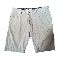 Bermuda Pantalone Righe Corto Uomo Frankie Garage Mis. 31 / 44 Verde Bianco 100%