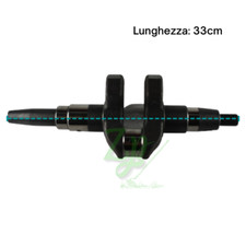 ALBERO MOTORE CONICO DIAMETRO 23mm VERSIONE MOTOZAPPA YANMAR KAMA L100 LA186