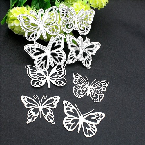 Farfalla metallo stencil