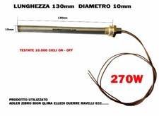 CANDELETTA RESISTENZA  STUFA PELLET ADLER ZIBRO RAVELLI FOKO DUERRE CS THERMOS B