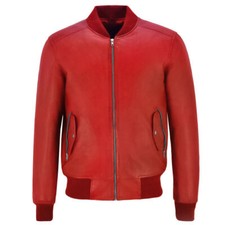 Giubbotto Bomber Rosso Stile