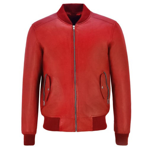 Giubbotto bomber rosso stile - bomber,