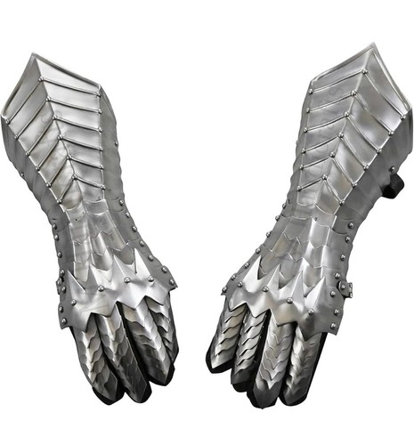 Medieval pair gauntlets - pair, of