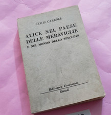 libro LEWIS CARROL  ALICE NEL PAESE DELLE MERAVIGLIE 1° ED. 1966 BUONO+++