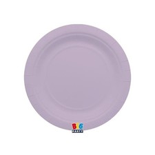 Big Party Piatti Carta Lilla Ø18 cm Biodegradabili – 25 Pezzi