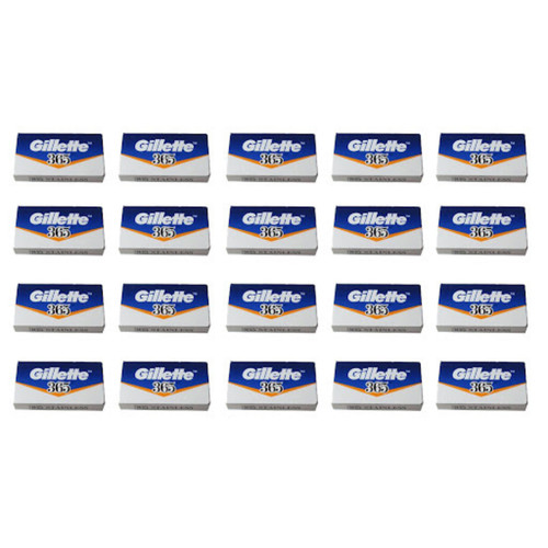 100 gillette 365 double - double, edge