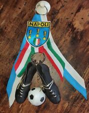 Gagliardetto calcio⚽️NAPOLI ? scudetto VINTAGE gadget AUTO no sciarpa bandiera 