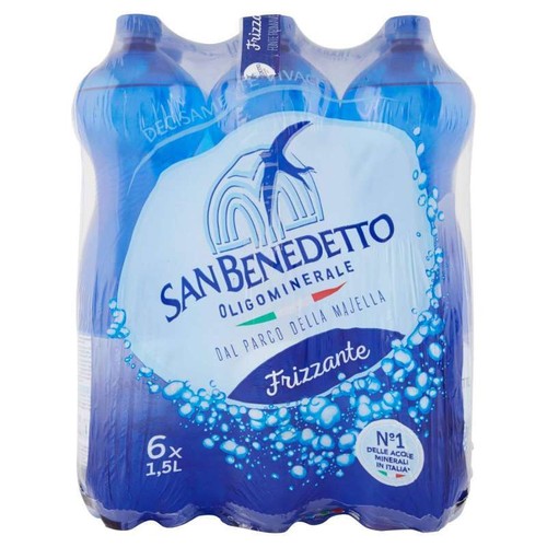 Acqua san benedetto frizzante - acqua,