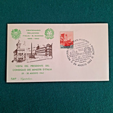 SAN MARINO 1962 SARAGAT CENT