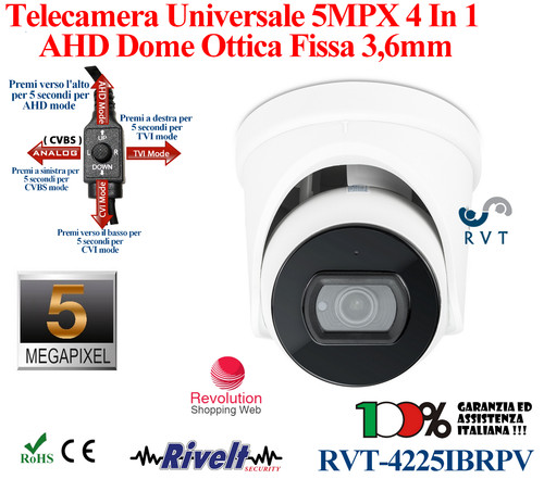 Telecamera cctv dome mpx - telecamera,