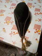 FELUCA UNIVERSITARIA NERA - CAPPELLO GOLIARDICO.- EPOCA FASCISTA.