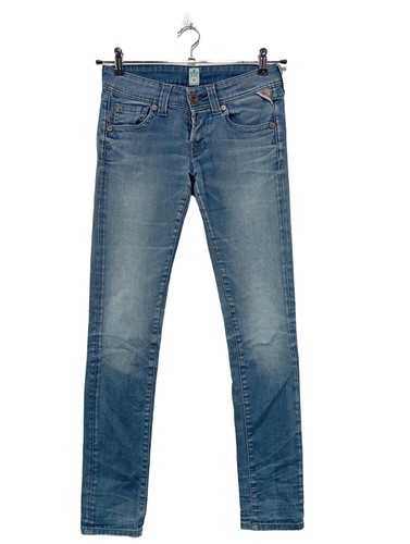 Replay jeans vita bassa donna - jeans,