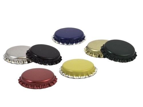 Tappi corona colori misti 26mm - tappi,