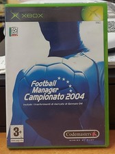 FOOTBALL MANAGER CAMPIONATO 2004 XBOX ITALIANO COMPLETO CONSEGNA 24/48H CON BRT