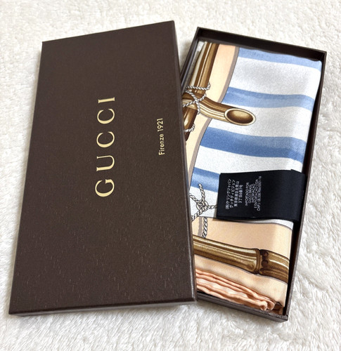 Gucci seta 33in telaio bambù - gucci,