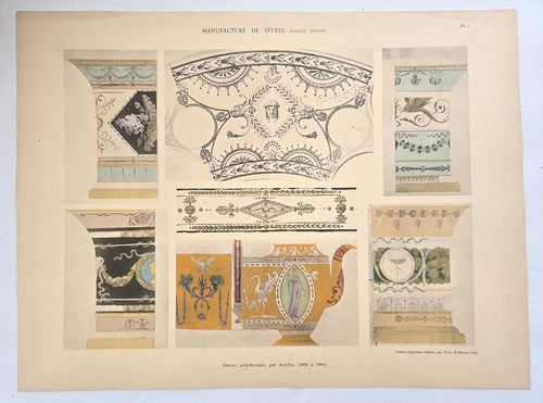 Antica litografia 1842 antichi