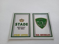 FIGURINA PANINI FOOTBALL 82 BADGE STADE LEUVEN/RAC. MECHELEN n 371 CON VELINA