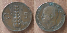 Moneta Italia 5 Centesimi 1921