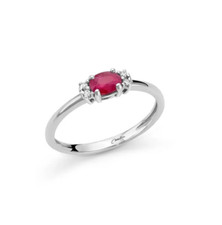 Anello Miluna Donna Oro Bianco