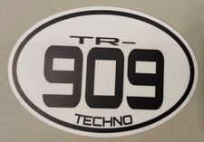 Adesivo ovale roland 909 - ovale,
