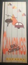 ESPAGNE - MAPA DE CAMPINGS -