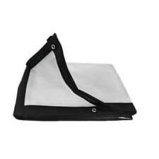 TELO TELONE TRASPARENTE IN POLIETILENE OCCHIELLATO CON RINFORZO PVC IMPERMEABILE