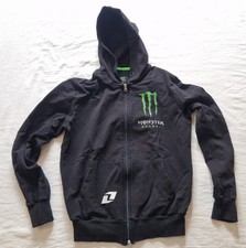 Felpa con Cappuccio MONSTER ENERGY Originale, Colore Nero