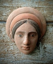 Maschera testa etrusca - etrusca, da
