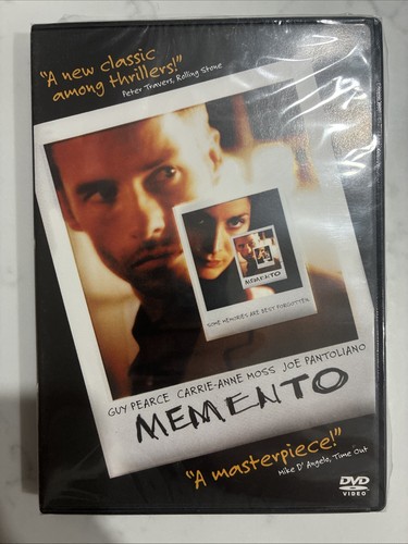 Memento dvd 2001 widescreen - dvd,
