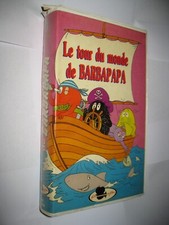 RARE !  vhs  k7 video  LE TOUR DU MONDE DE BARBAPAPA   fil à film