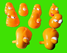 9 BARBAPAPA GIALLI VARI PICCOLI ANNI 70 VINTAGE DA COLLEZIONE 4 FOTO