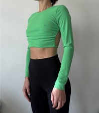 NUOVO ZARA crop top aperto