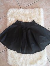 Gonna in ecopelle con balze