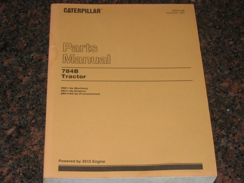 Cat caterpillar manuale parti - manuale,