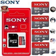 Sony Scheda Micro SD 1TB 512GB 256GB 128GB - TF Scheda di Memoria Alta Velocità Classe A1