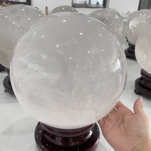 Sfera quarzo trasparente - di,