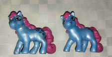 2 MIO MINI PONY MY LITTLE PONY PVC VINTAGE HASBRO BULLY GERMANY