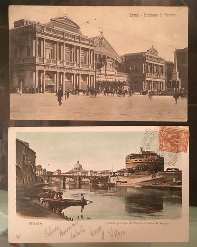 Lotto cartoline roma inizi - cartoline,